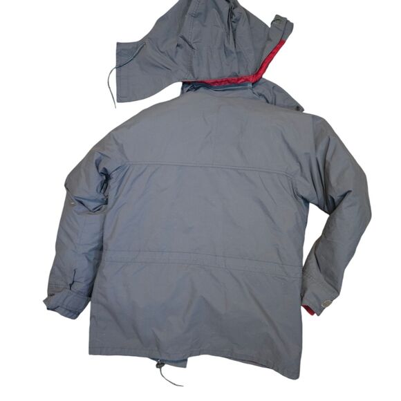 REI Gortex Jacket With Removable Down Liner 2 Coats In One Mens Size M Grey Red - Picture 3 of 16